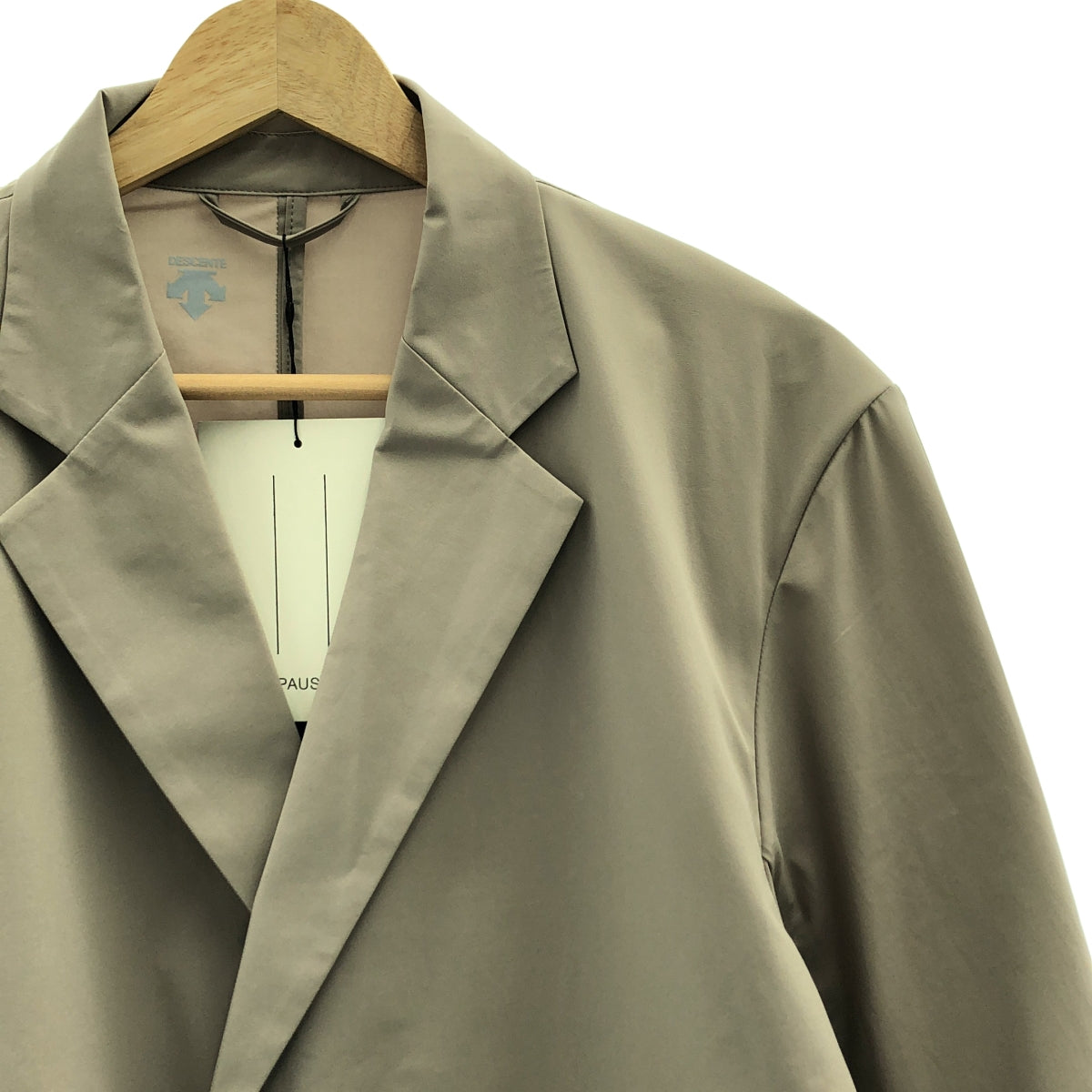 【美品】  DESCENTE PAUSE / デサントポーズ | MUSOU JACKET ダブルブレスト ジャケット | 0 | ベージュ | メンズ