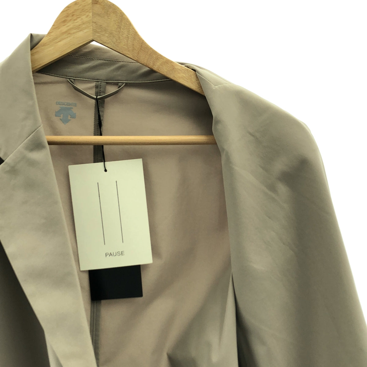 【美品】  DESCENTE PAUSE / デサントポーズ | MUSOU JACKET ダブルブレスト ジャケット | 0 | ベージュ | メンズ