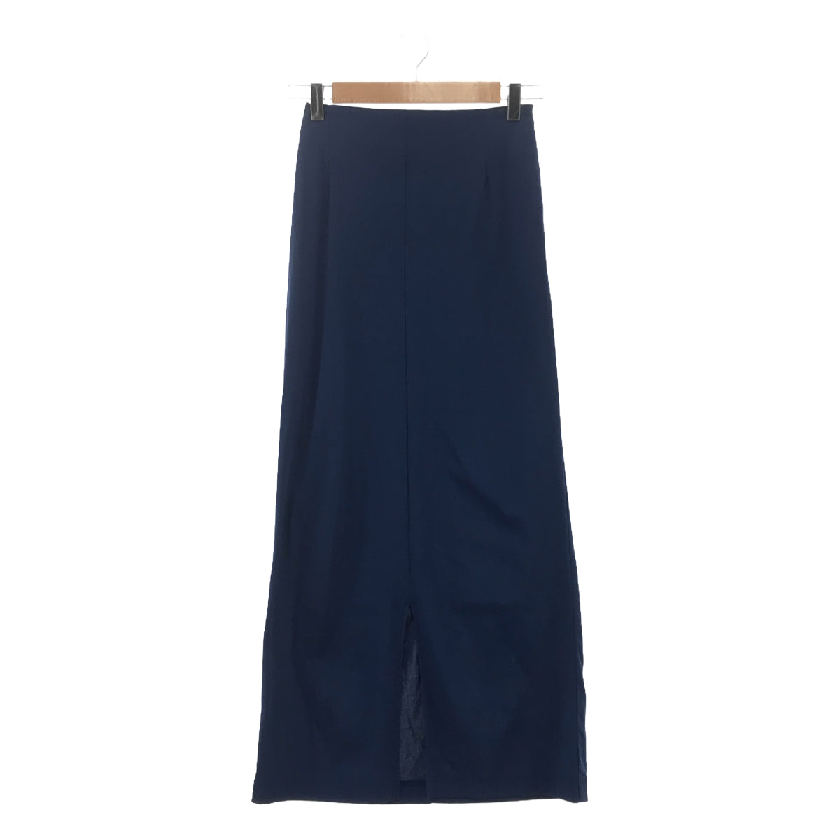 [Good Condition] Ernie Palo | Side Zip Slit Long Skirt | Size 38 | Navy | Women's