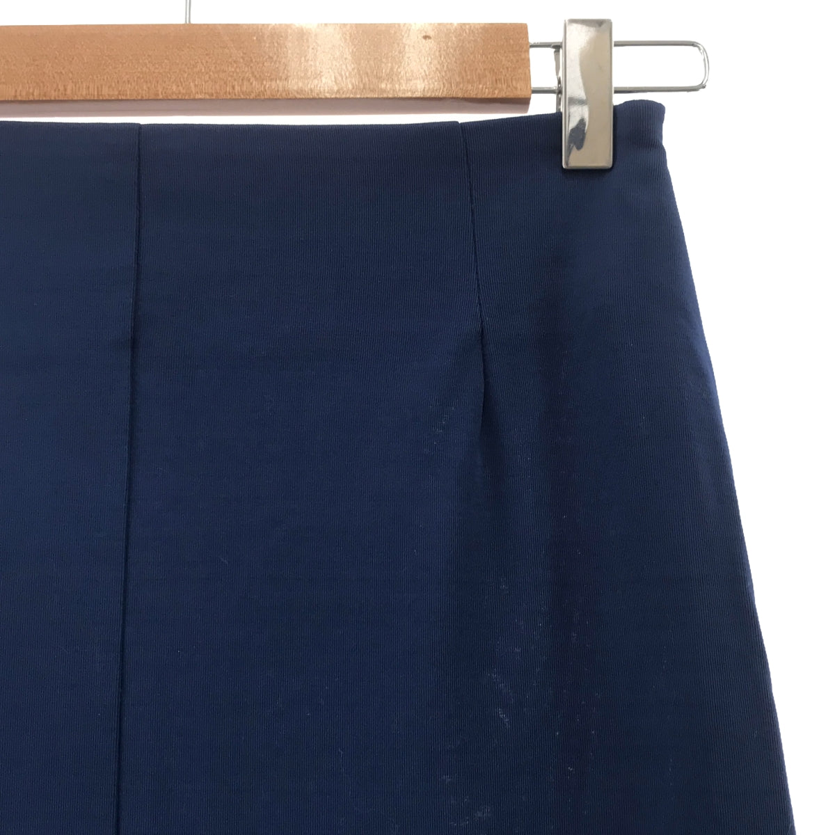 [Good Condition] Ernie Palo | Side Zip Slit Long Skirt | Size 38 | Navy | Women's