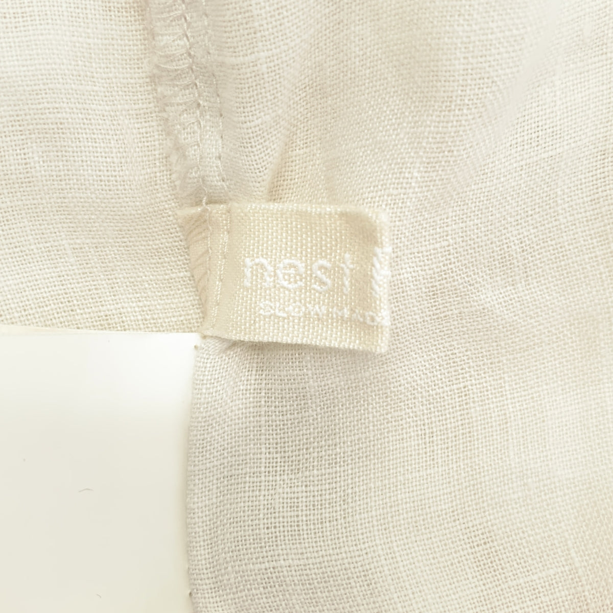 nest robe / ネストローブ | リネン スリット オープンカラー シャツ ブラウス | F | レディース