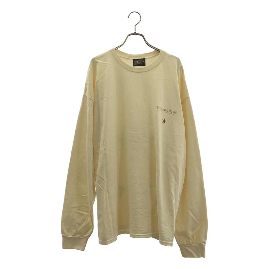 PENDLETON / ペンドルトン | CONVERSE TOKYO / BACK PRINT LONGSLEEVE TEE 長袖 カットソー | 3 | メンズ