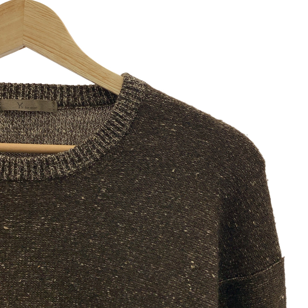 Y's for men / 와이즈 포멘 요우지야마모토 | 1980s | 울 실크 크루넥 니트 스웨터 |