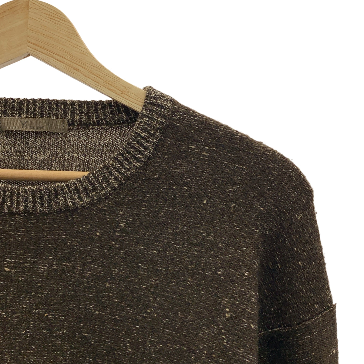 Y's for men / 와이즈 포멘 요우지야마모토 | 1980s | 울 실크 크루넥 니트 스웨터 |