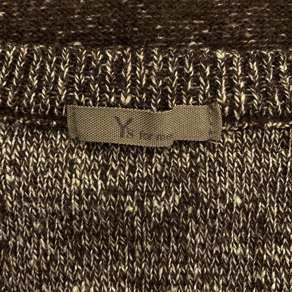 Y's for men / 와이즈 포멘 요우지야마모토 | 1980s | 울 실크 크루넥 니트 스웨터 |