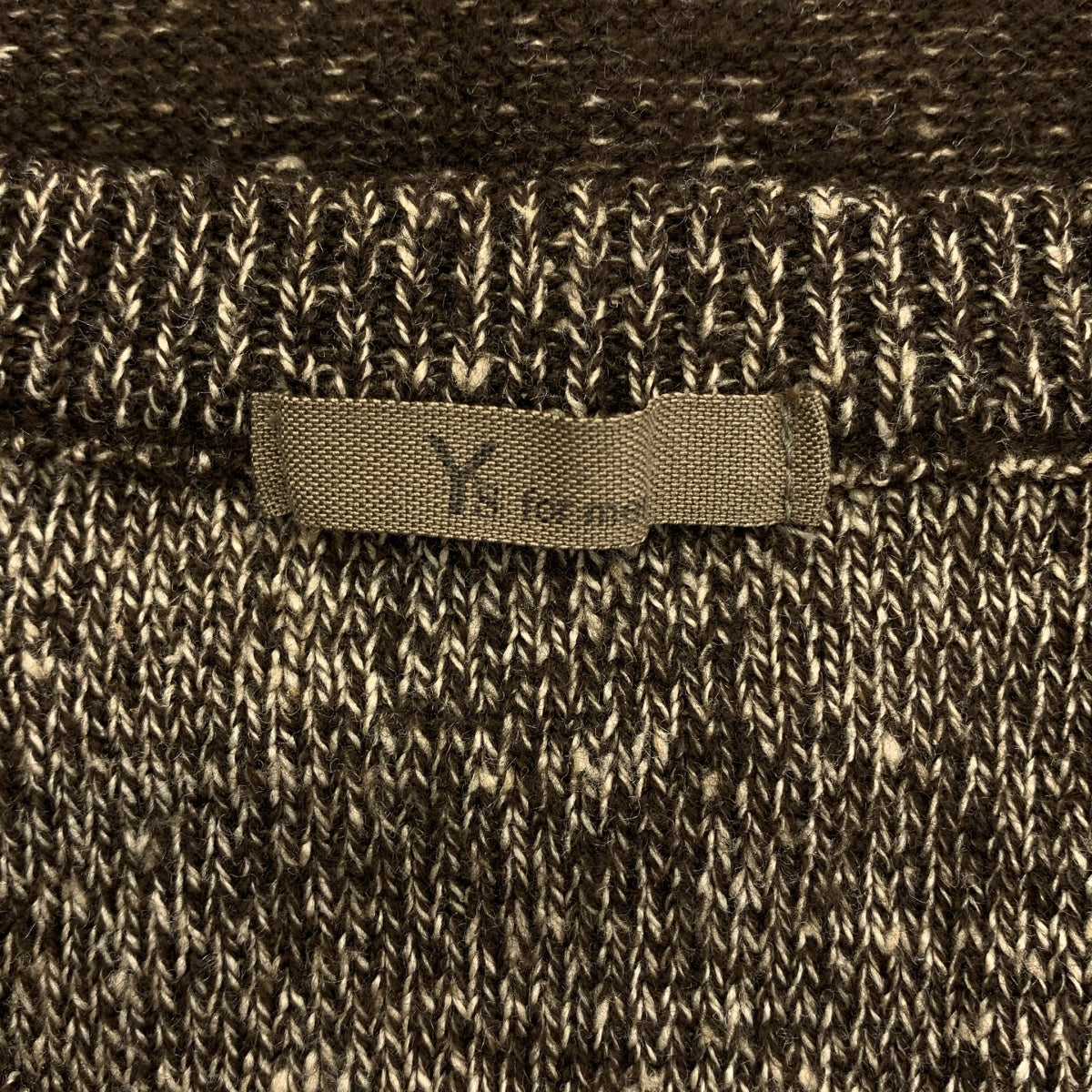 Y's for men / 와이즈 포멘 요우지야마모토 | 1980s | 울 실크 크루넥 니트 스웨터 |