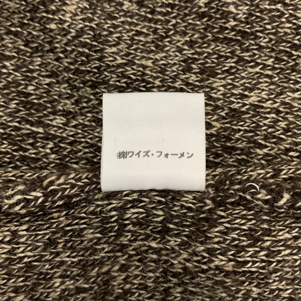 Y's for men / 와이즈 포멘 요우지야마모토 | 1980s | 울 실크 크루넥 니트 스웨터 |