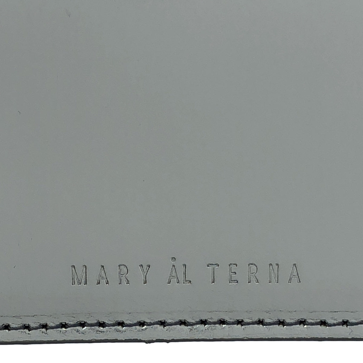 【美品】  MARY AL TERNA / メアリオルターナ | TWINKLE / ロゴ ミニショルダーバッグ / ESTNATION EXCLUSIVE | シルバー | レディース