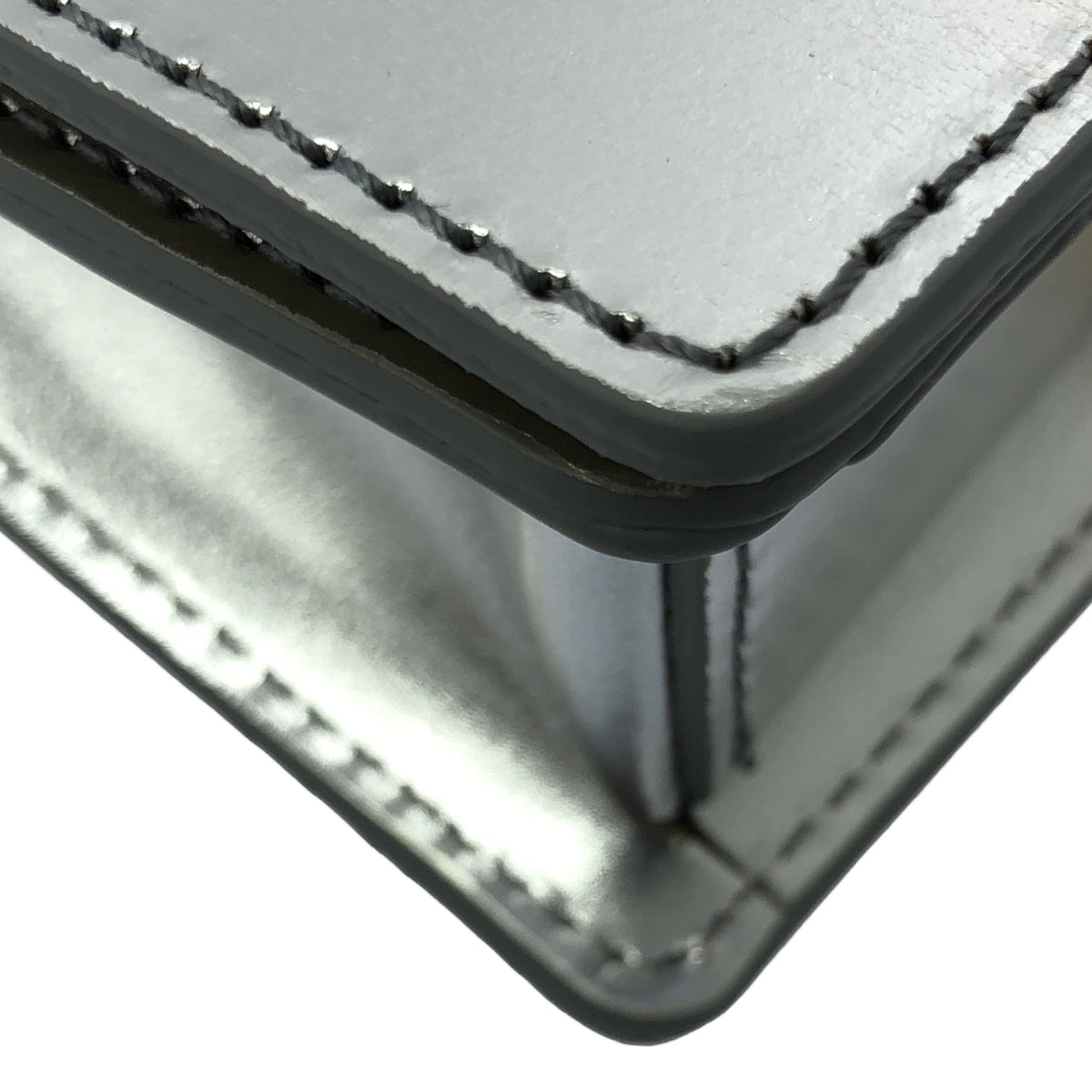 [狀況極佳] MARY AL TERNA | TWINKLE | 標誌迷你肩背包 | ESNATION EXCLUSIVE | 銀色 | 女款