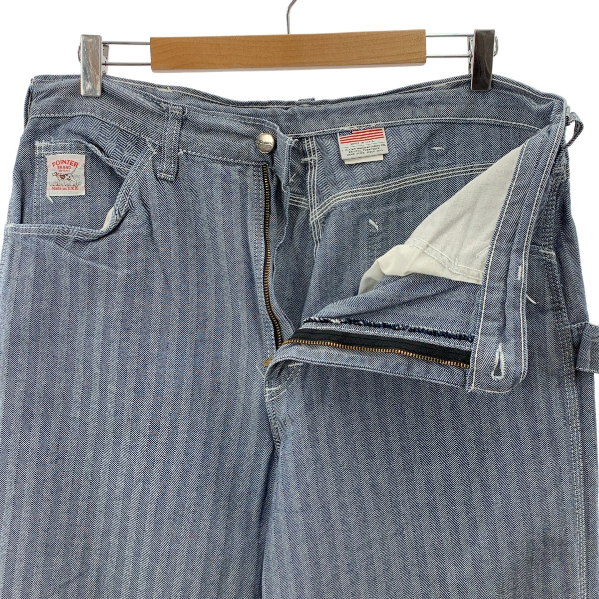 POINTER / 포인터 | USA 헤링본 페인터 바지 | 36 | 남성