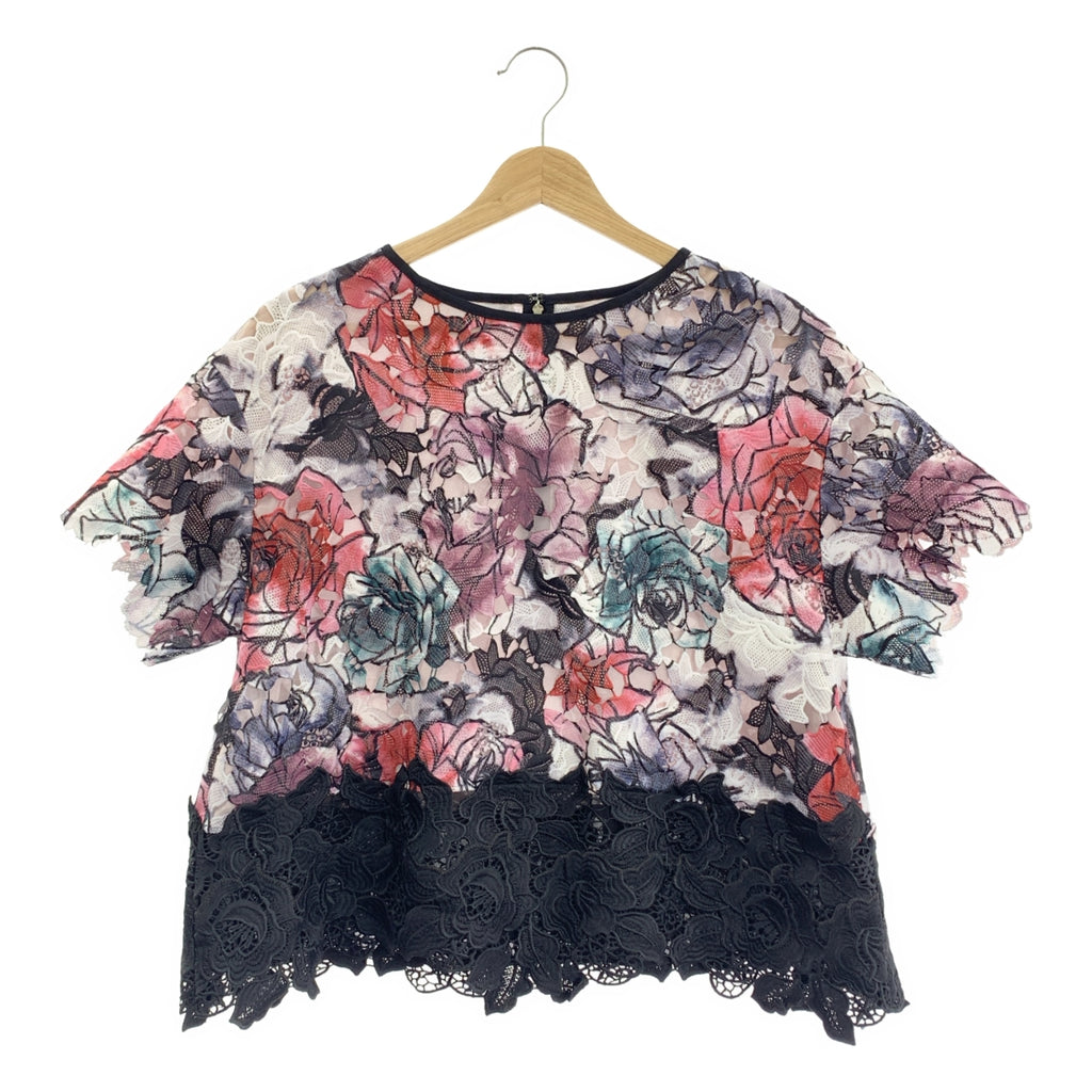 ADORE / 아도어 | 플로랄 패턴 레이스 풀오버 탑스 | 38 | 여성