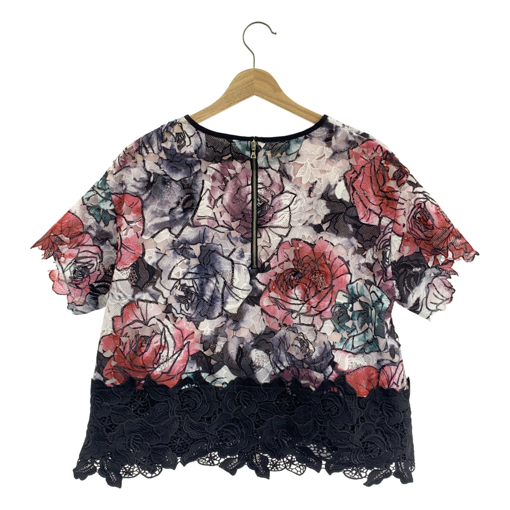 ADORE / 아도어 | 플로랄 패턴 레이스 풀오버 탑스 | 38 | 여성