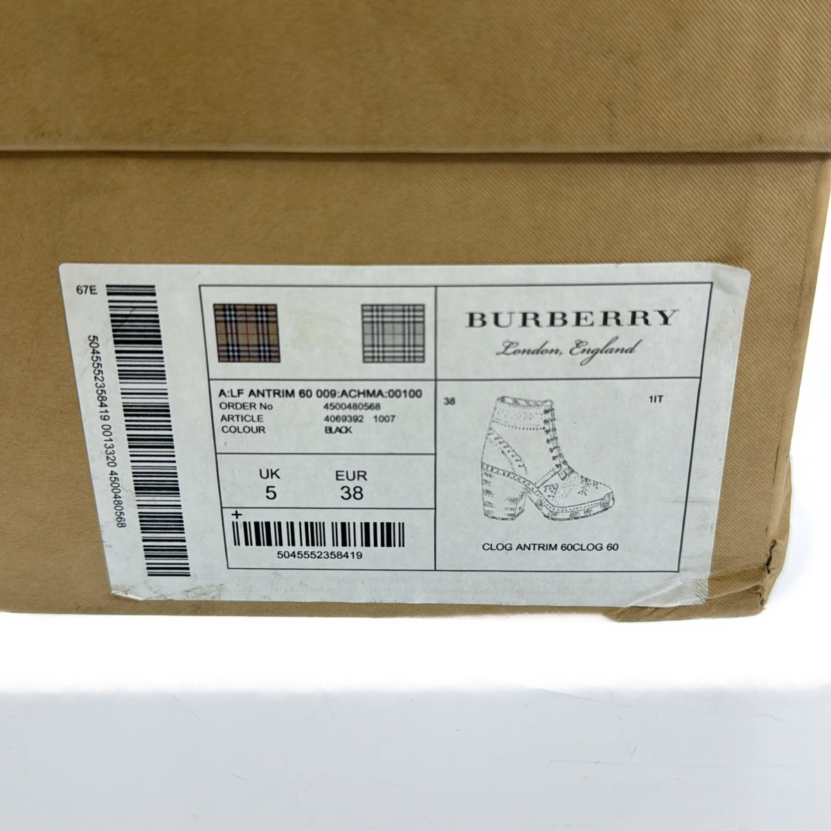 Burberry / バーバリー | スタッズ装飾 ウェッジソール レザー ブーツ | 38 | ブラック | レディース