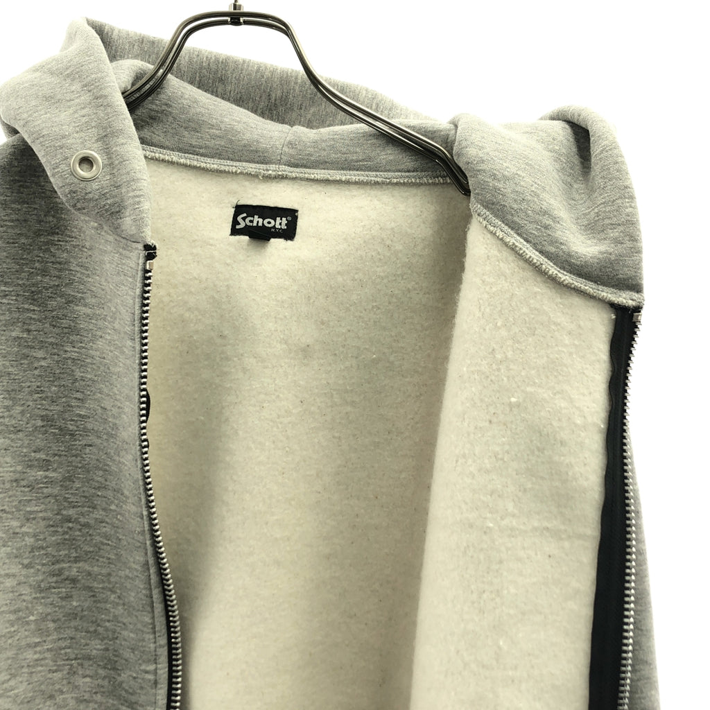 SCHOTT / Shot | 加厚拉鍊連帽衫 | M碼 | 男款