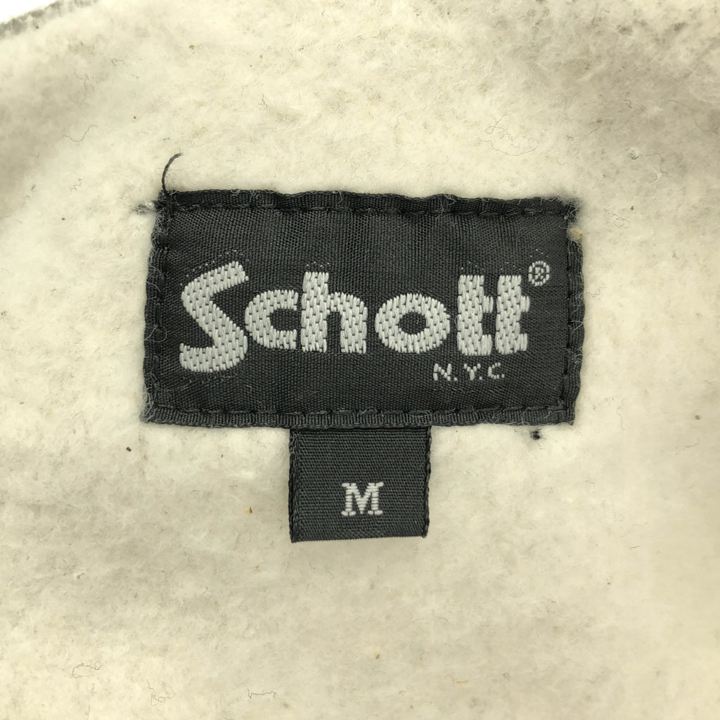 SCHOTT / Shot | 加厚拉鍊連帽衫 | M碼 | 男款