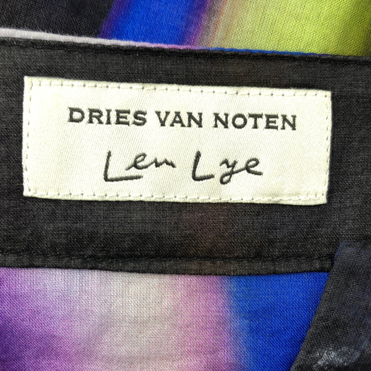 DRIES VAN NOTEN / 드리스 반 노텐 | len lye 렌라이 총 무늬 와이드 원피스 |