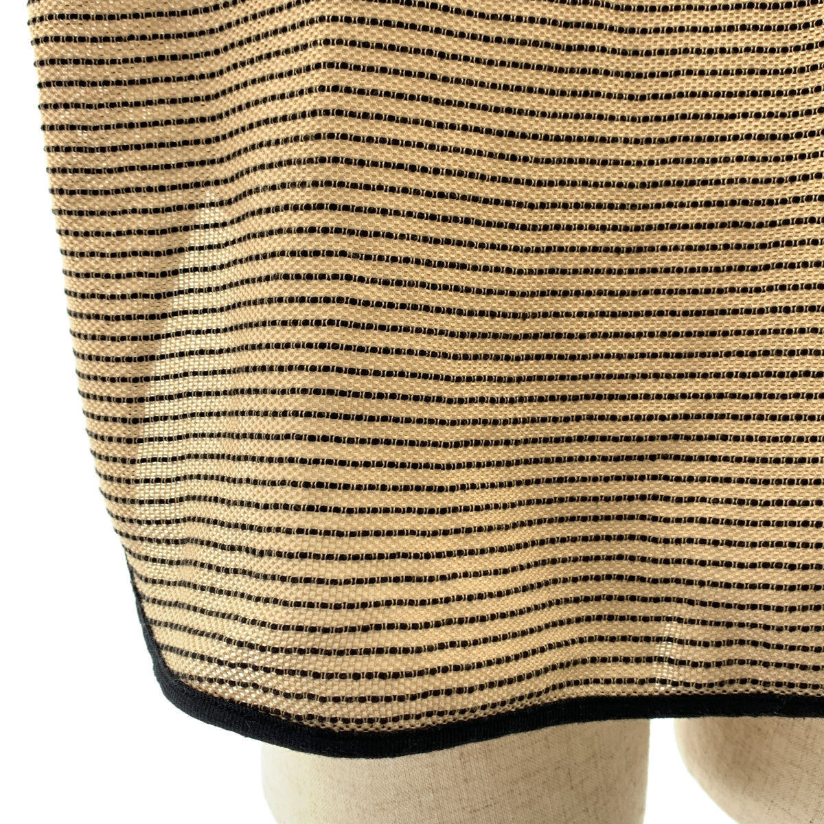 Mame Kurogouchi / マメクロゴウチ | ジャガード ニット ブラウス / バックジップ スリット スカート 裏地付き | 1 |