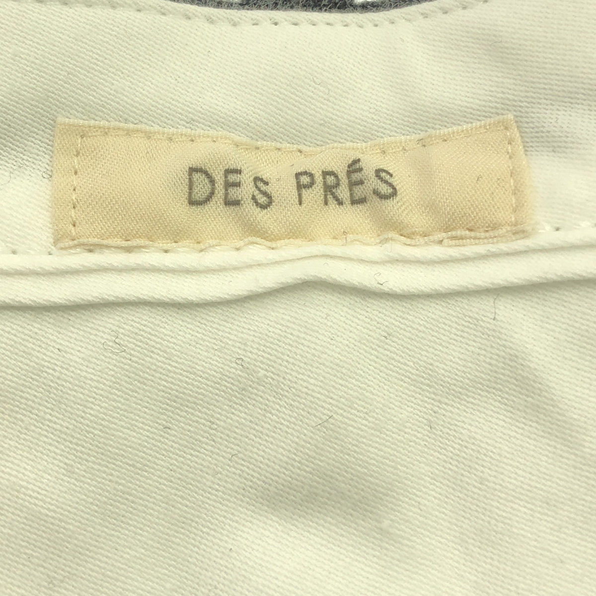 DES PRES / デプレ | ポプリンメルトン タック ワイドパンツ | 36 | グレー | レディース