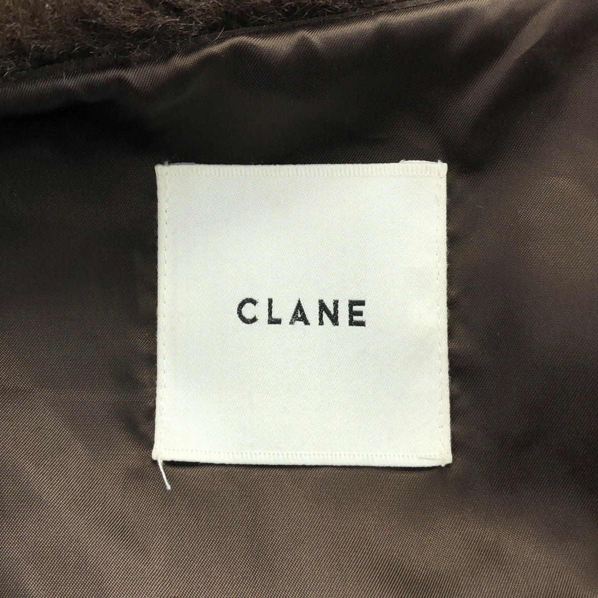 CLANE | 混合毛皮繭型大衣 | 1 |