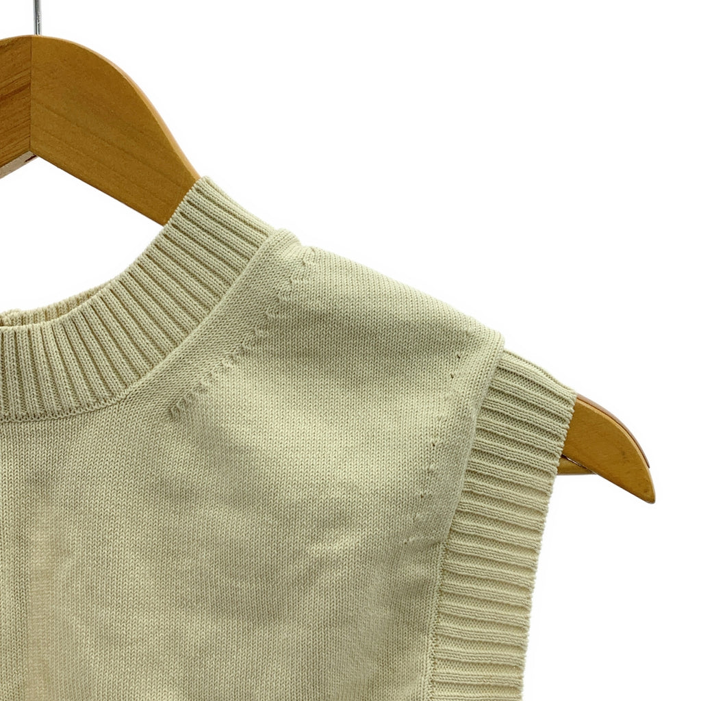 AURALEE / オーラリー | 2022SS | DRY COTTON KNIT VEST コットン ドライニットベスト | M | レディース