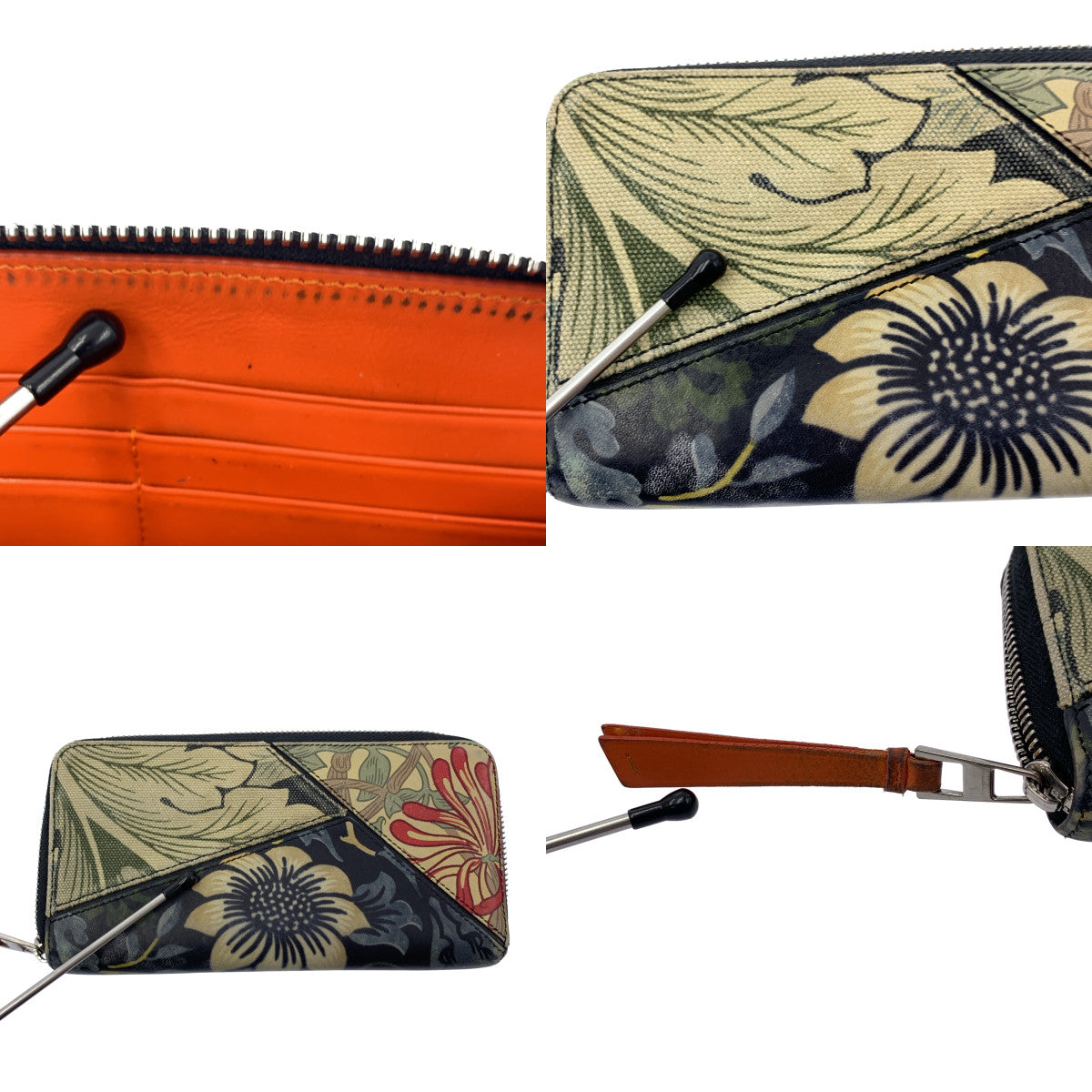 LOEWE / 로에베 | William Morris 윌리엄 모리스 / Puzzle Zip-Around Wallet 퍼즐 긴 지갑 |