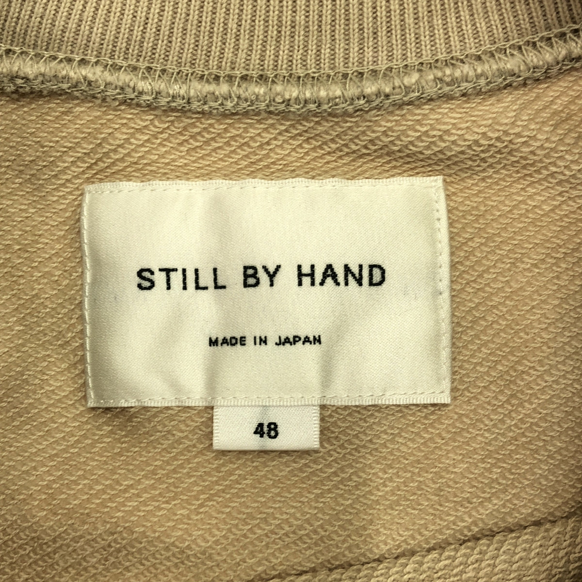 STILL BY HAND / 스틸 바이 핸드 | 오리지널 뒷모습 풀오버 스웨트 | 48 | 남성