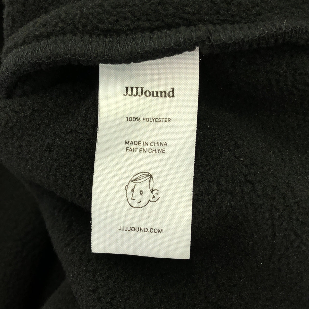 JJJJound / ジョウンド | Camper Polar ハーフスナップ フリース ジャケット | M | ブラック / ネイビー | メンズ