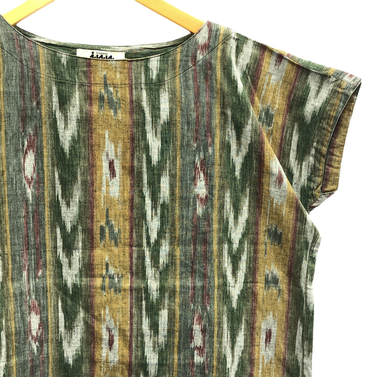 Plantation | 1990s~ Native American print slit pullover cut and sew | M | Multicolor | Women's