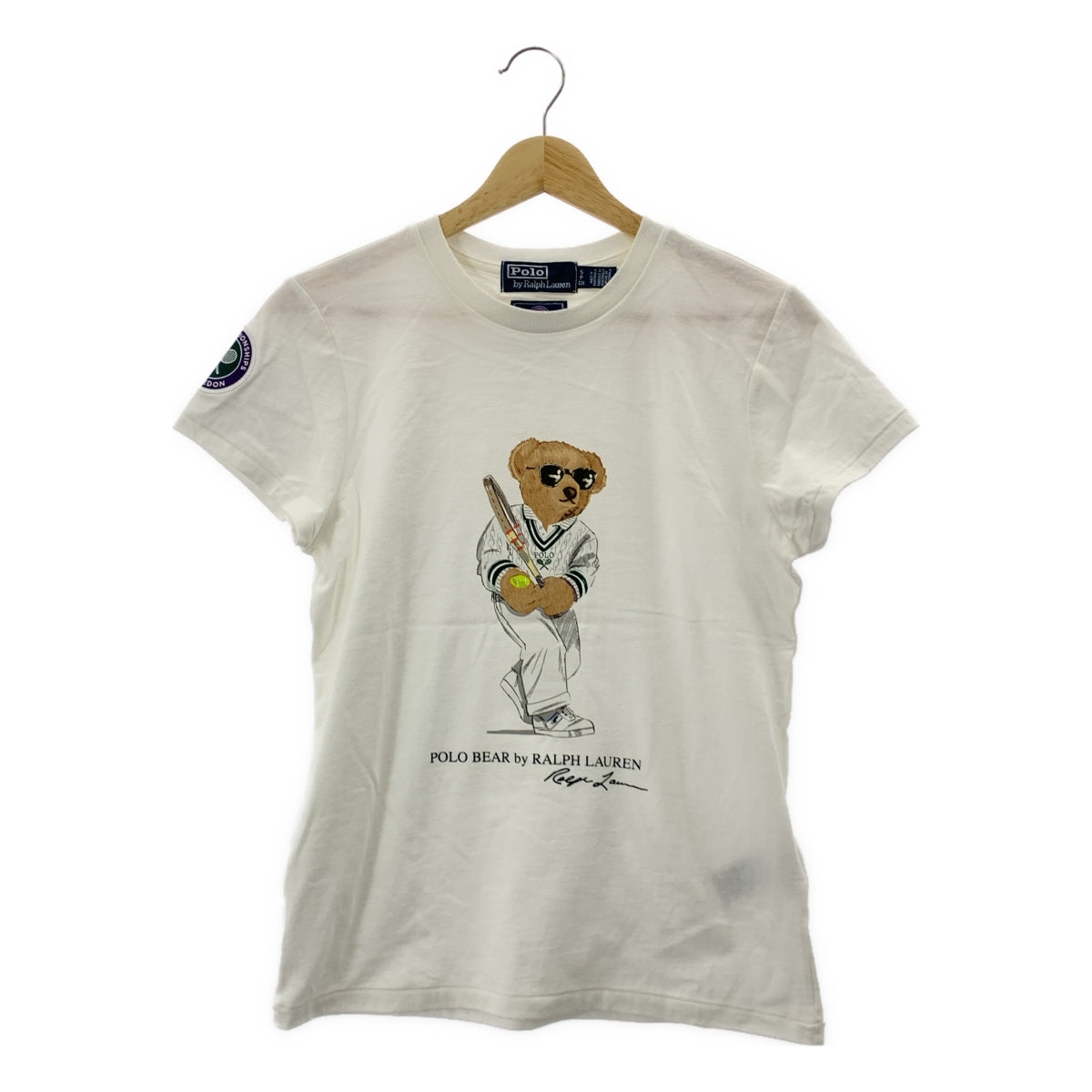 POLO BY RALPH LAUREN / 폴로바이랄 플로렌 | 폴로베어 테니스 프린트 티셔츠 | S |