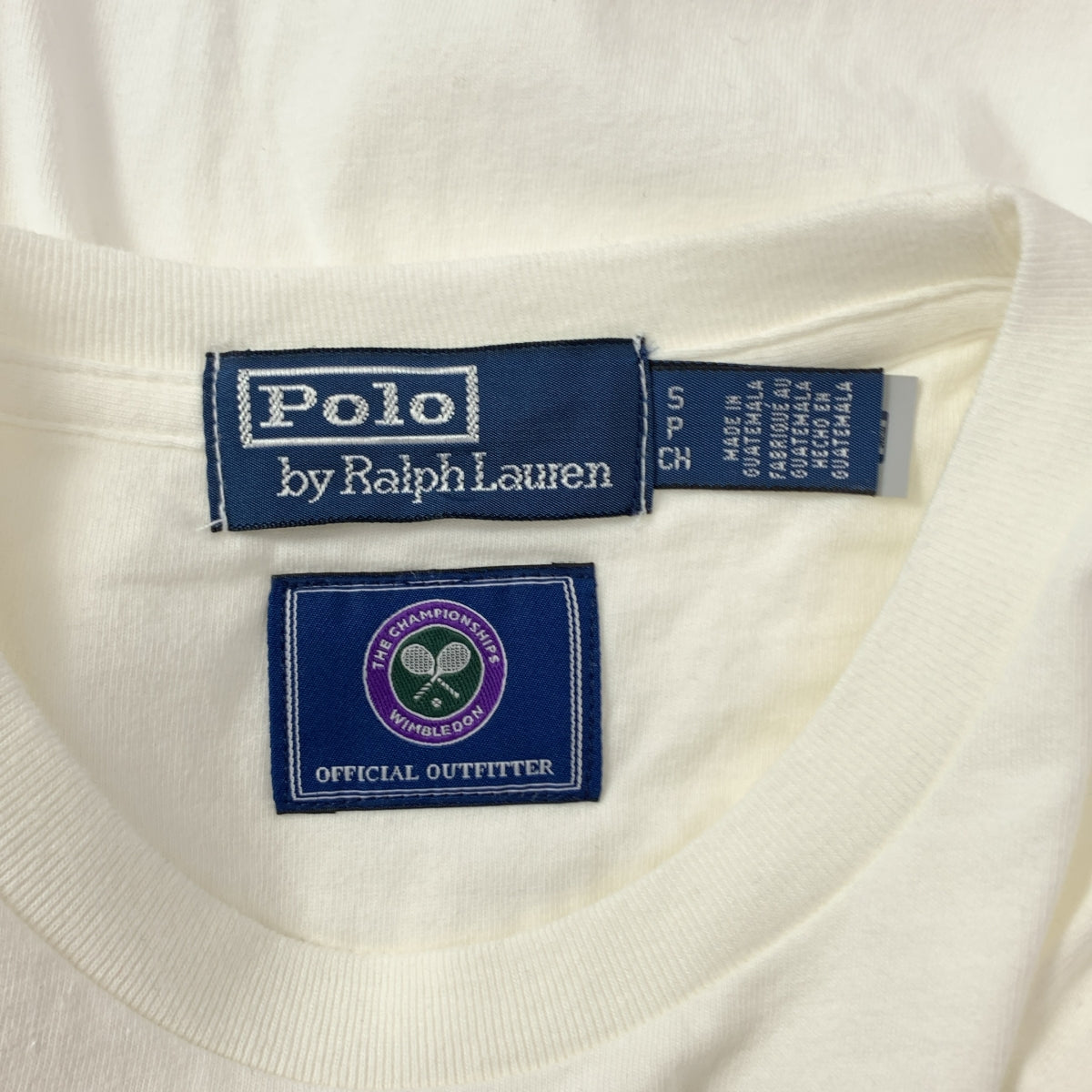 POLO BY RALPH LAUREN / 폴로바이랄 플로렌 | 폴로베어 테니스 프린트 티셔츠 | S |