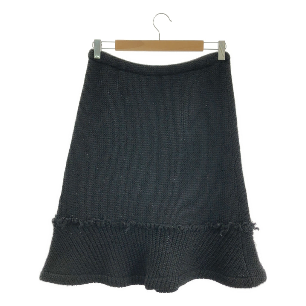 tricot COMME des GARCONS / Tricom De Galson | 2005AW | 울 로우 게이지 니트 스커트 |