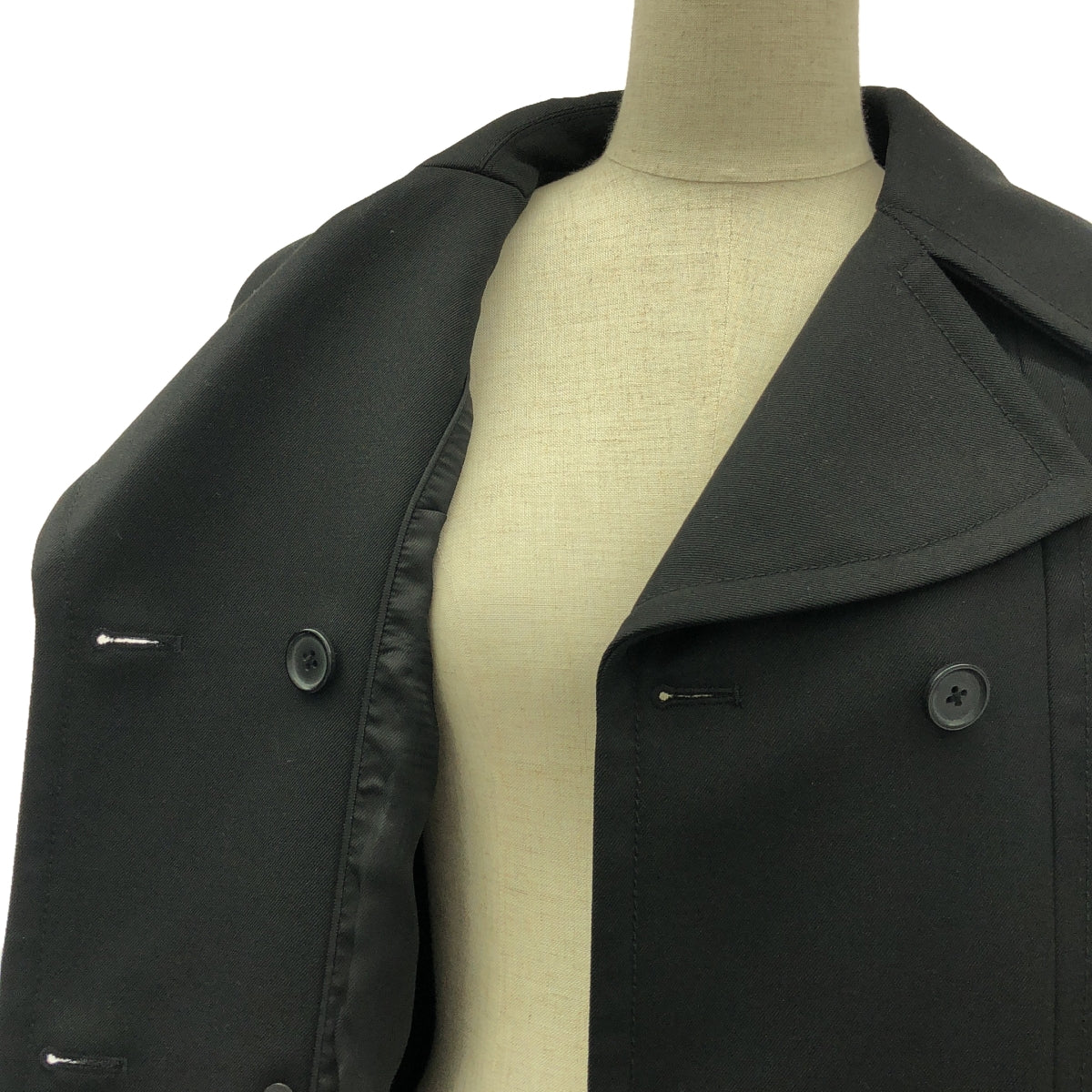 3.1 Phillip Lim / 쓰리원 필립 림 | 울 개버진 트렌치 코트 | 4 | 블랙 | 여성