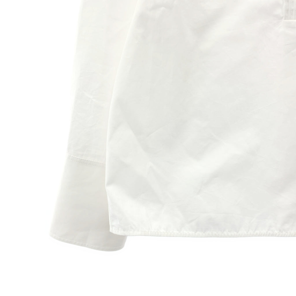 JIL SANDER / 질산더 | 2024SS | THURSDAY 코튼 핀탁 밴드 컬러 셔츠 | 36 | 화이트 | 여성