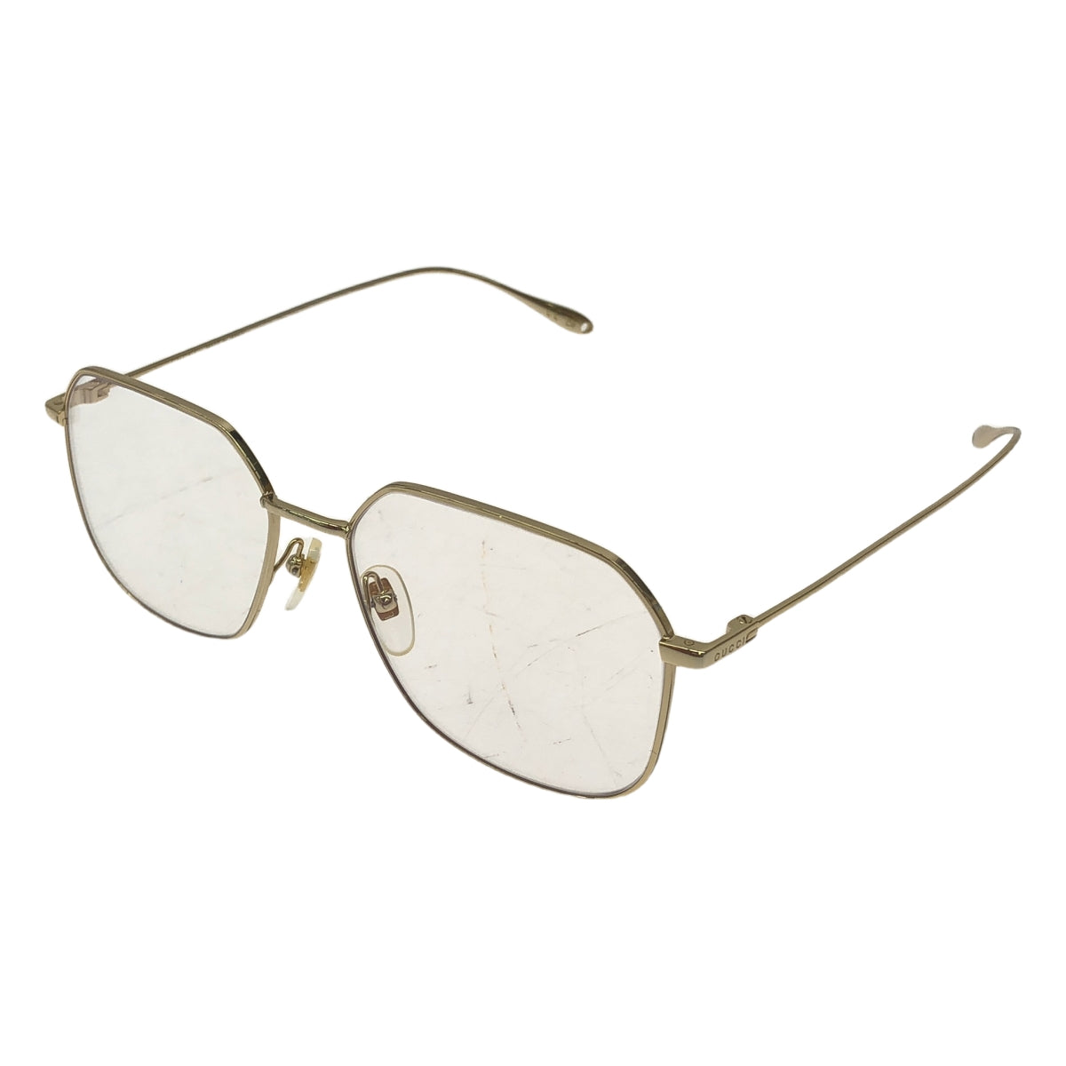 【美品】  L'Appartement / アパルトモン | 2024SS | 【GUCCI/グッチ】 Gold frame glass ゴールドフレーム サングラス | 56□16-145 | ゴールド