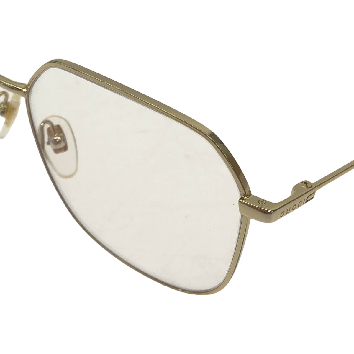 [狀況良好] L'Appartement / 公寓 | 2024SS | [GUCCI] 金框玻璃太陽眼鏡 | 56□16-145 |金子