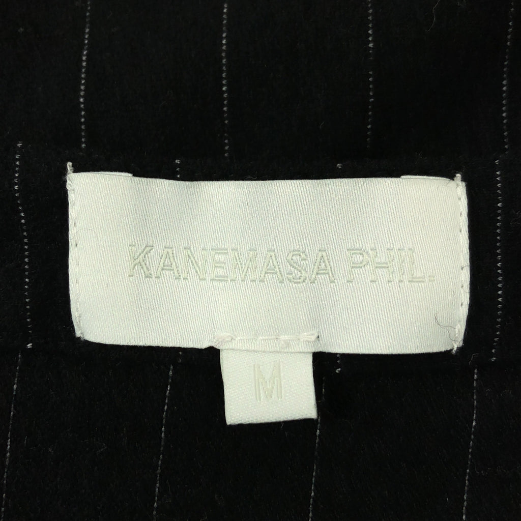 KANEMASA PHIL. | 36G 羊毛條紋套頭衫 / 條紋開衩外套 | M 碼 | 男款