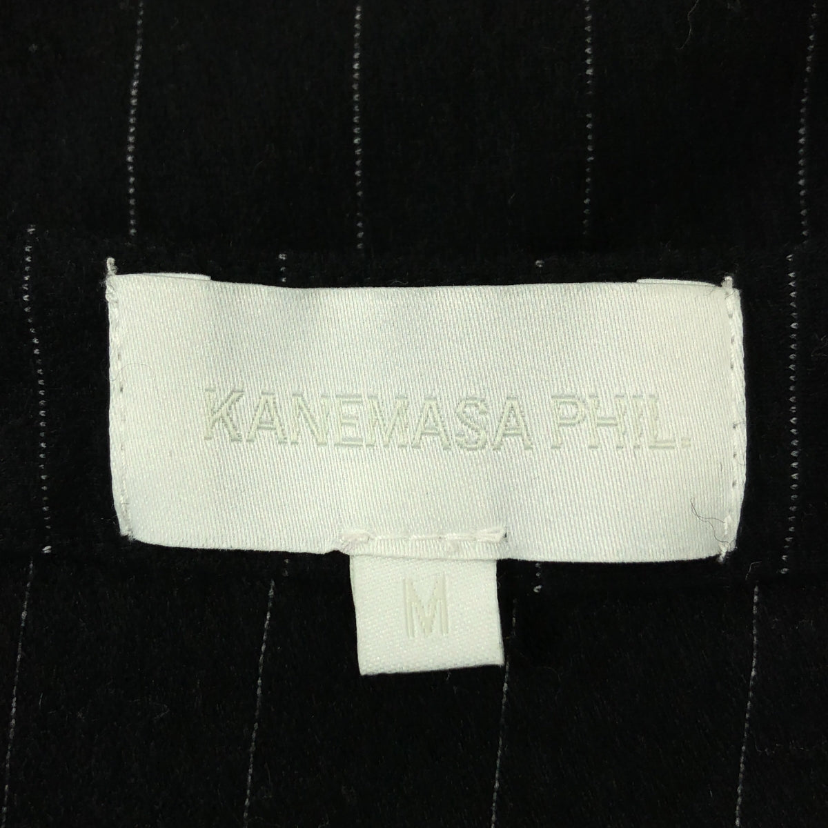 KANEMASA PHIL. | 36G 羊毛條紋套頭衫 / 條紋開衩外套 | M 碼 | 男款