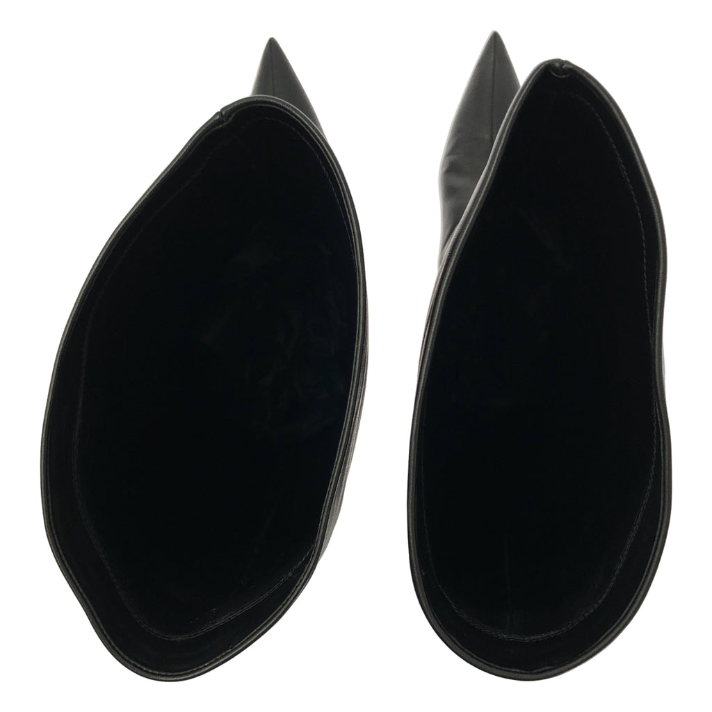 JIL SANDER / 吉爾桑德 | 皮革尖頭過膝長靴 | 38 | 女款