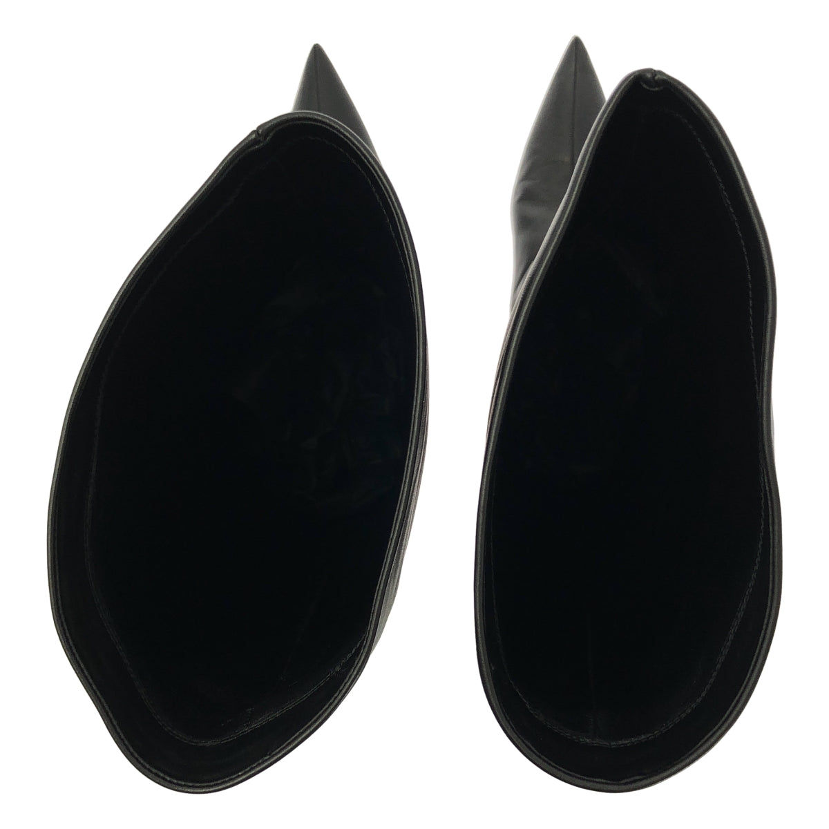 JIL SANDER / 吉爾桑德 | 皮革尖頭過膝長靴 | 38 | 女款