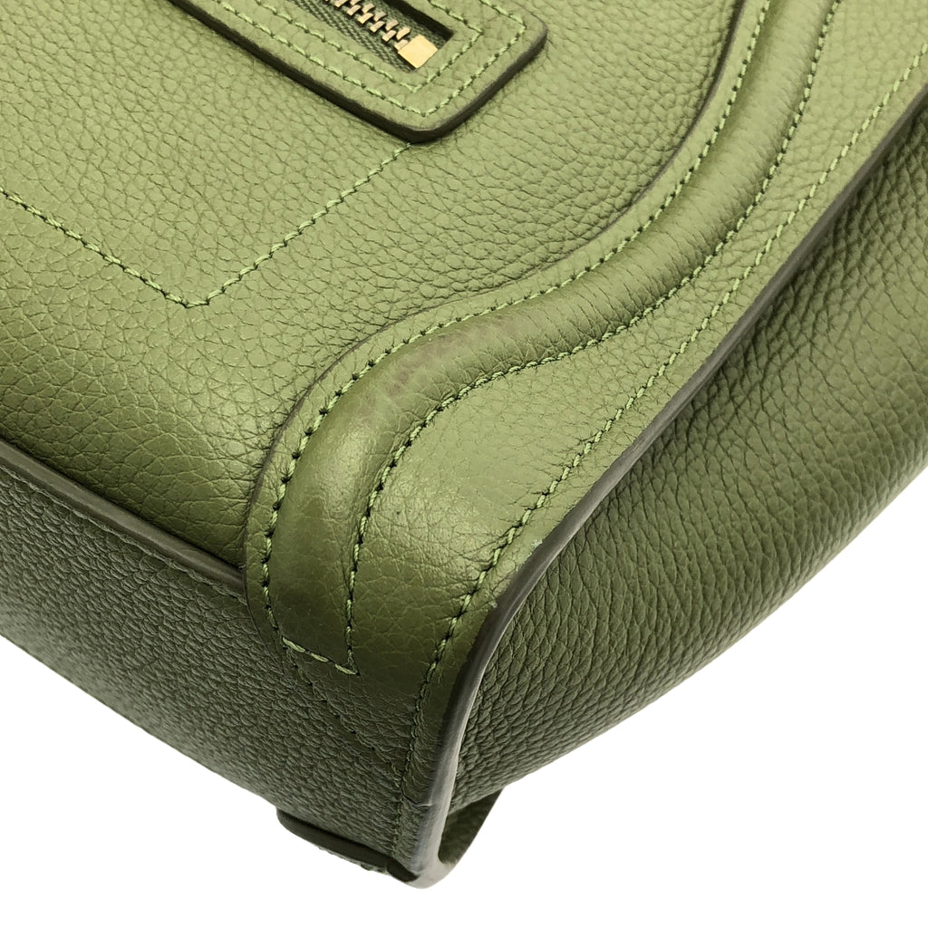 [狀況良好] CELINE | Nano Luggage 手提包 15LK |納米 |卡其色 |女性的