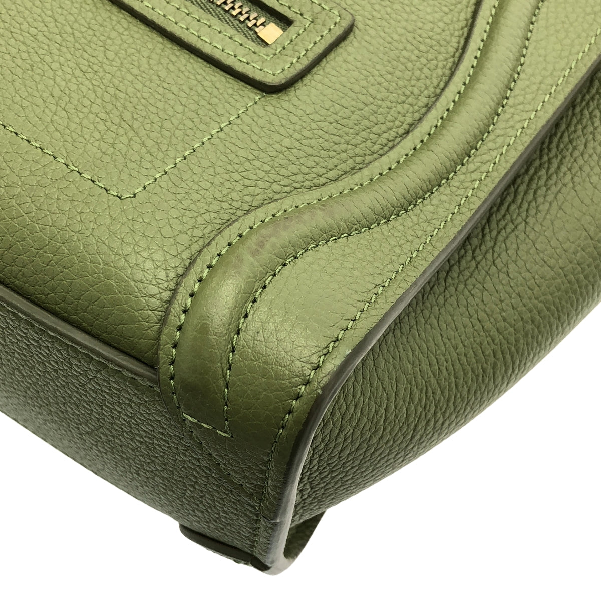 [狀況良好] CELINE | Nano Luggage 手提包 15LK |納米 |卡其色 |女性的