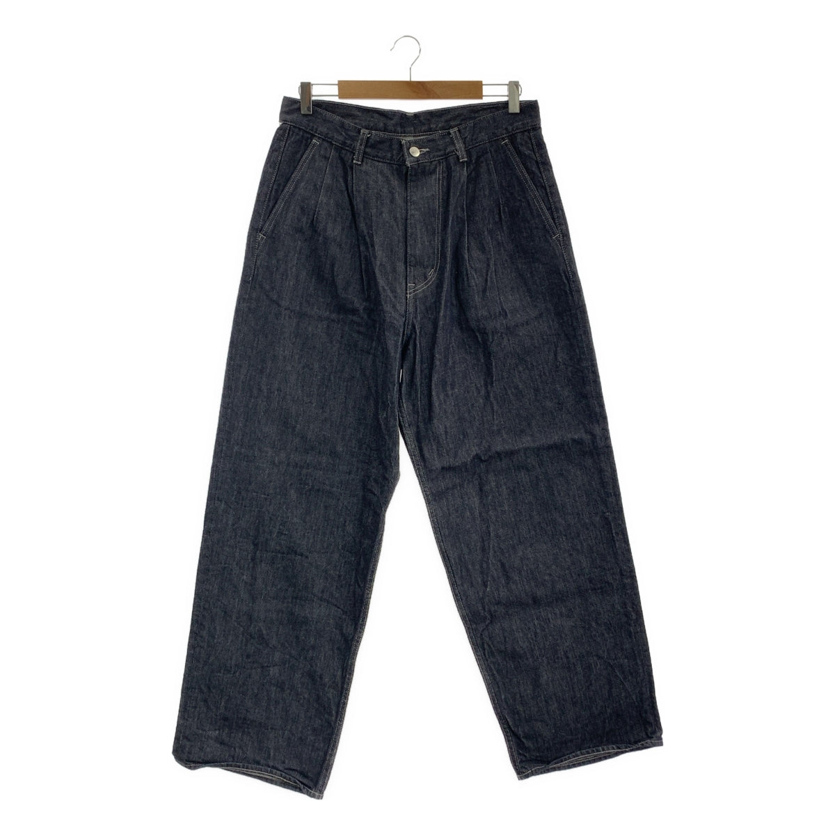 Graphpaper / 그래프 페이퍼 | 2023SS | Colorfast Denim Two Tuck Pants 컬러 패스트 데님 팬츠 | 2 | 맨즈