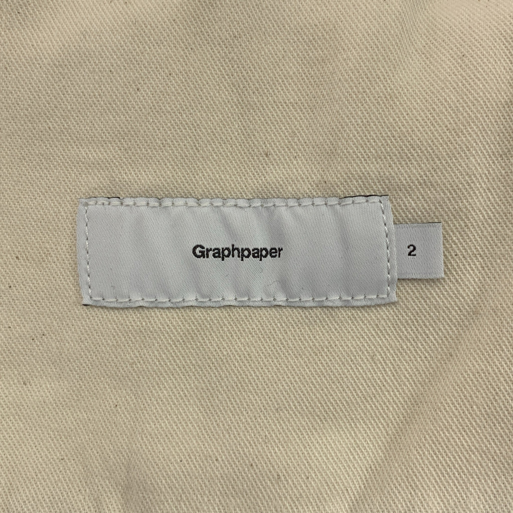 Graphpaper / 그래프 페이퍼 | 2023SS | Colorfast Denim Two Tuck Pants 컬러 패스트 데님 팬츠 | 2 | 맨즈