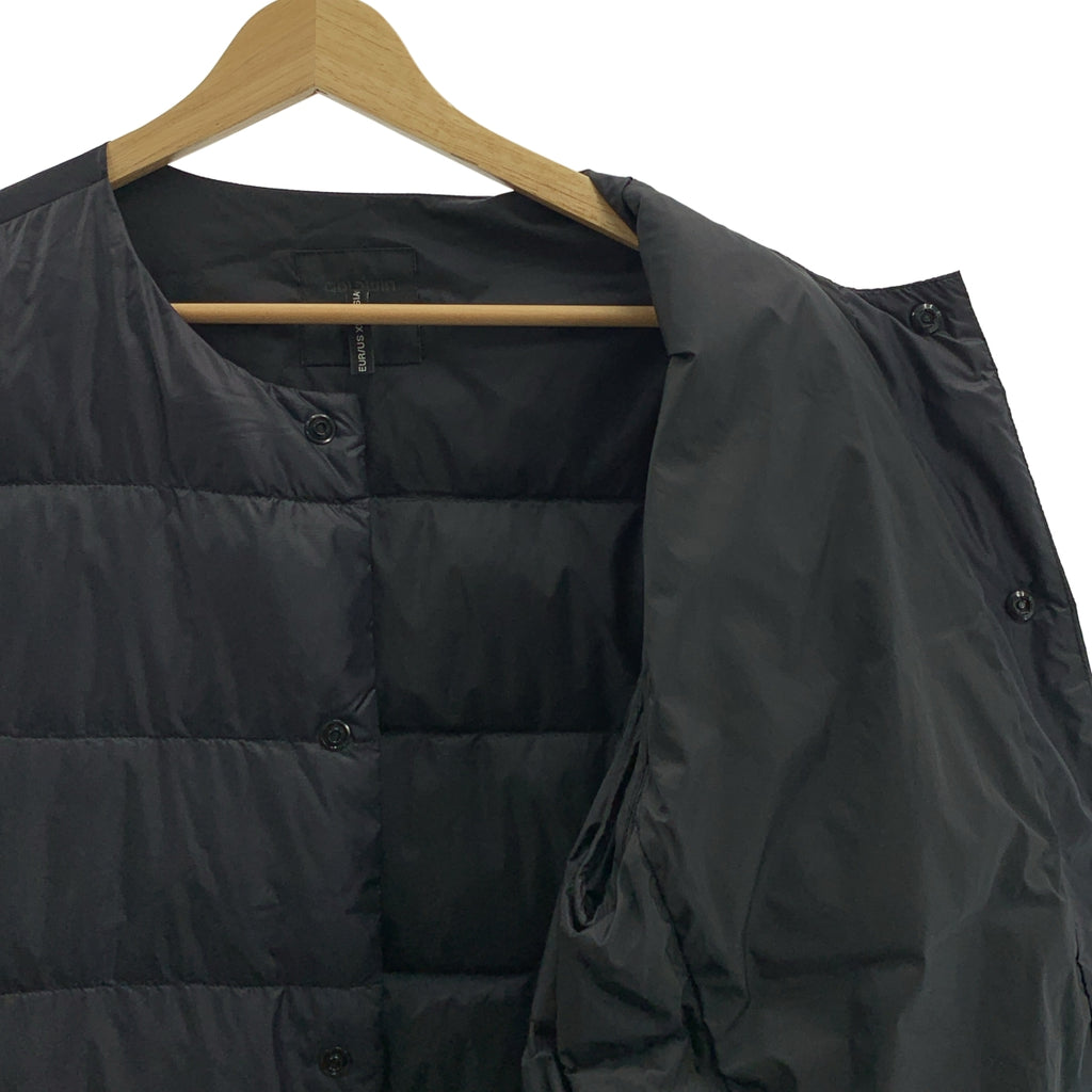 Goldwin / 골드윈 | COLLAR LESS DOWN COAT 컬러리스 다운 코트 | M | 남성