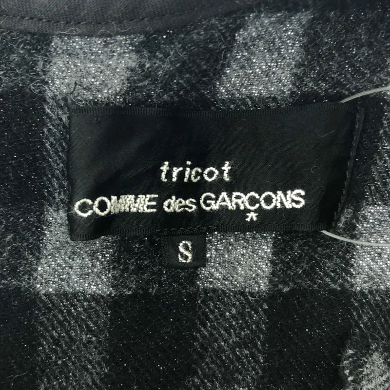 tricot COMME des GARCONS / トリココムデギャルソン | 2021AW | ウール 縮絨 ポケット付き ギャザー ボリューム ワンピース | S | レディース