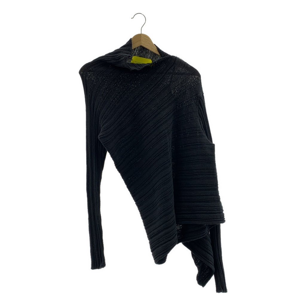 MARQUES ALMEIDA / 마르케스 알메이다 | 코튼 터틀넥 니트 | M | 블랙 | 여성