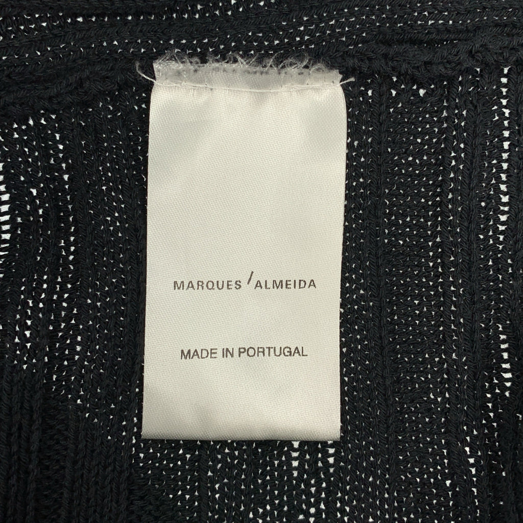 MARQUES ALMEIDA / 마르케스 알메이다 | 코튼 터틀넥 니트 | M | 블랙 | 여성
