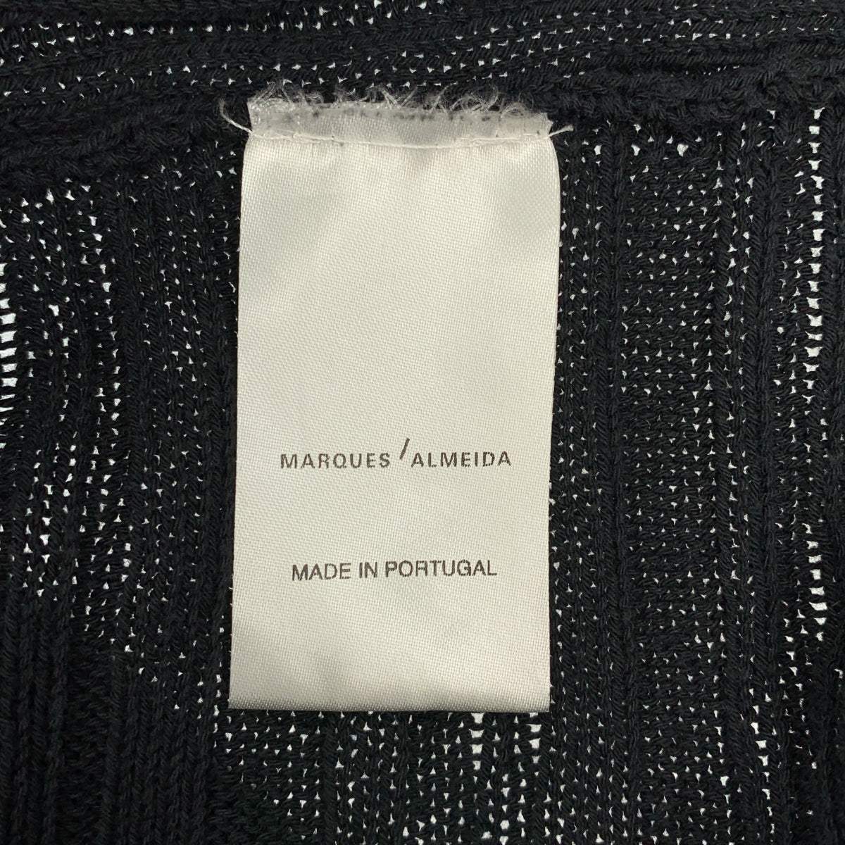 MARQUES ALMEIDA / 마르케스 알메이다 | 코튼 터틀넥 니트 | M | 블랙 | 여성