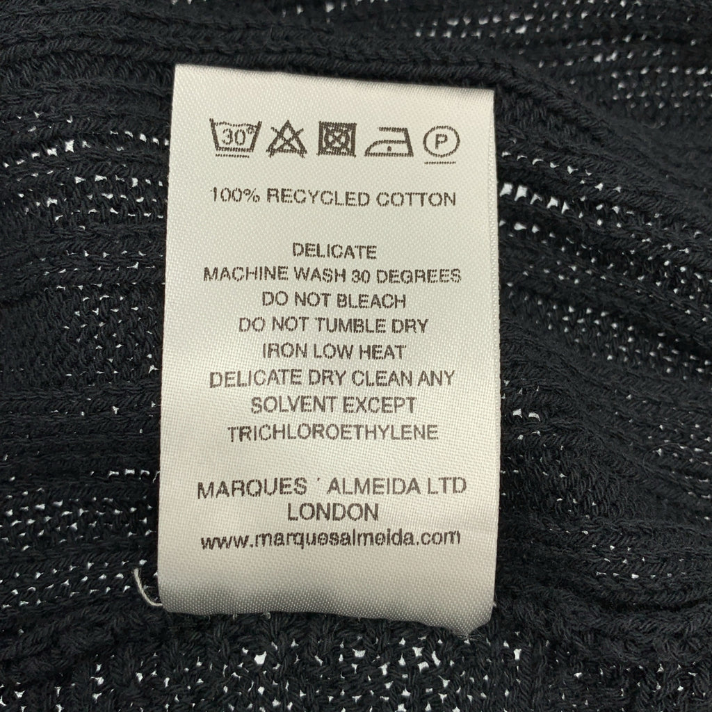 MARQUES ALMEIDA / 마르케스 알메이다 | 코튼 터틀넥 니트 | M | 블랙 | 여성