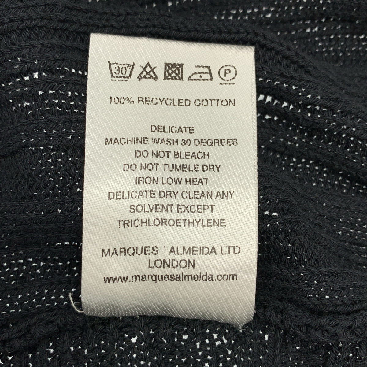 MARQUES ALMEIDA / 마르케스 알메이다 | 코튼 터틀넥 니트 | M | 블랙 | 여성